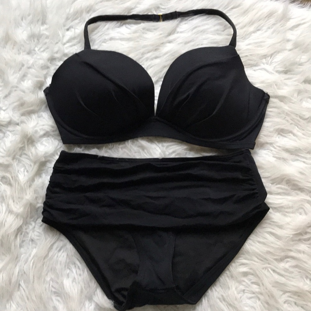 Victoria’s Secret 34DDD Black bikini. High waist M